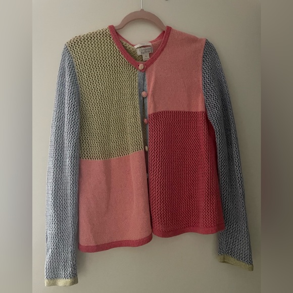 Christopher & Banks. Color block knit sweater 🩷 - Picture 8 of 8